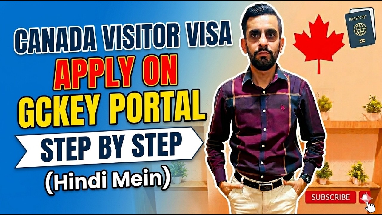How to Apply Canada Tourist Visa on GCKey | Step-by-Step Full Process Explained