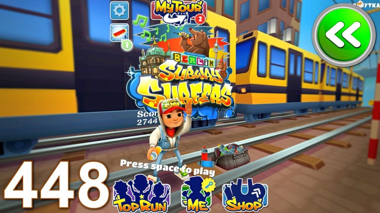 Subway Surfers Gameplay PC HD - Berlin Gernamy Jake Reverse Episode 448