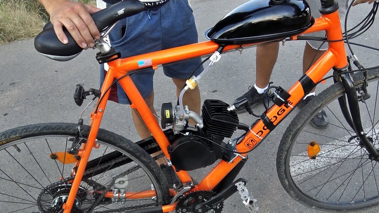 Am montat un motor de 80cc pe bicicleta lui Eric - Partea 1️⃣