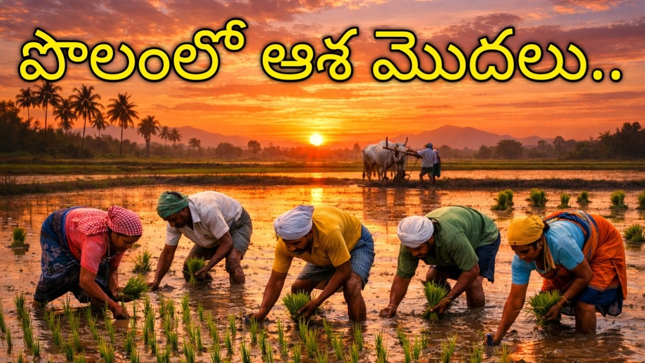 నాటు… మన భవిష్యత్తు విత్తనం|వరి నాటు… రైతు హృదయపు పండుగ