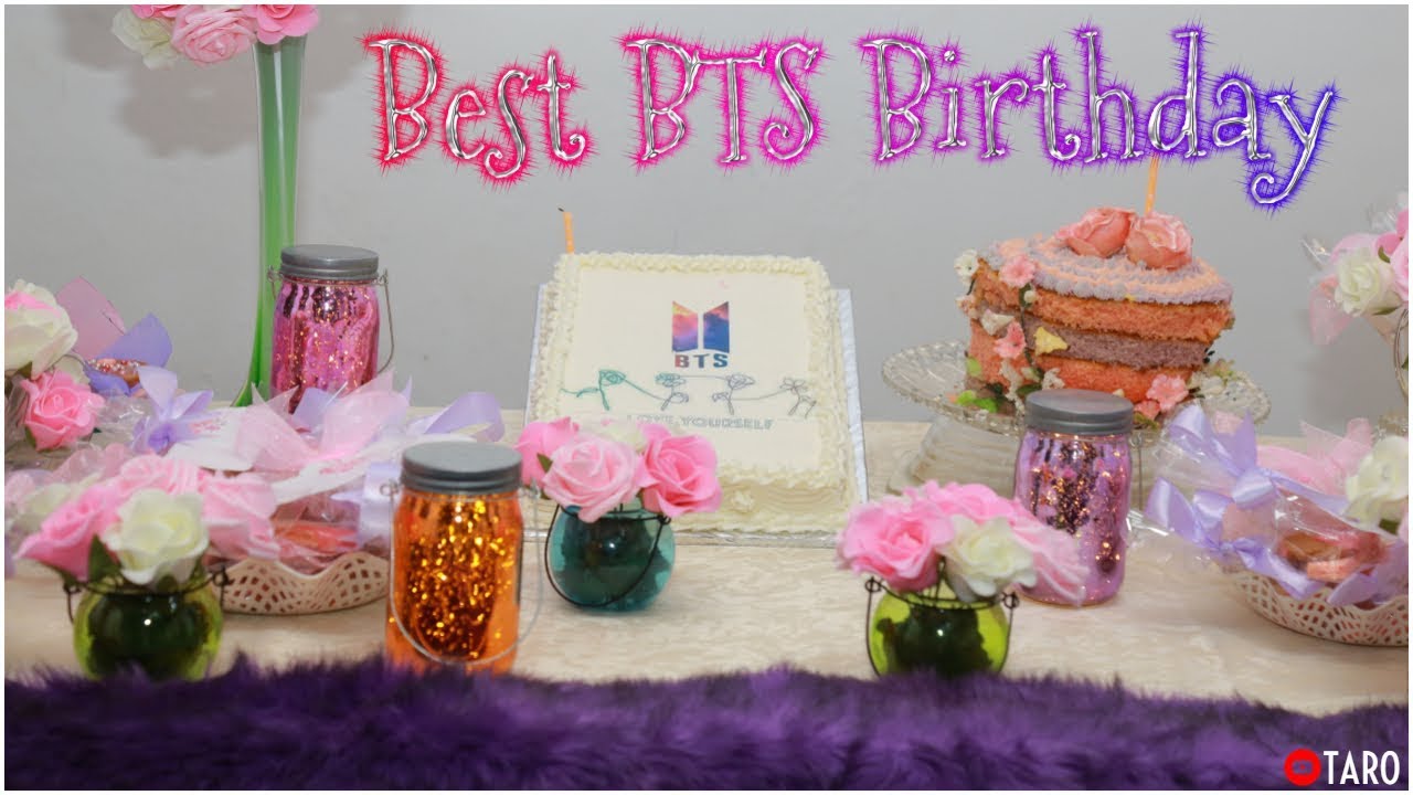 My Best BTS themed Birthday Party