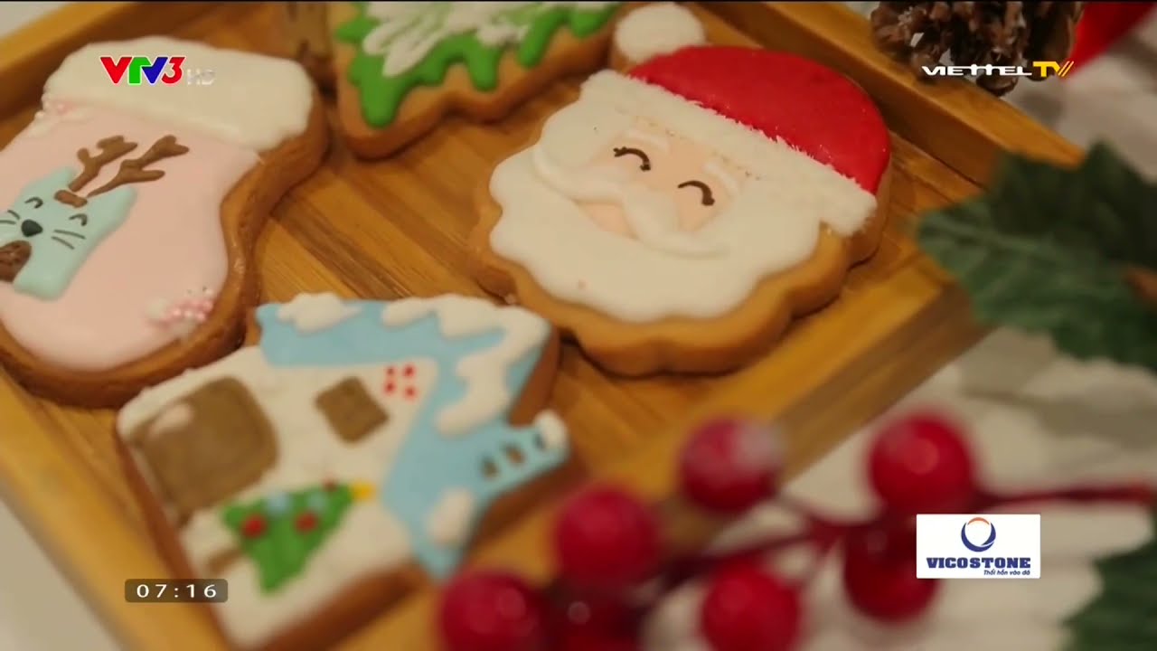 Cách làm Icing Cookies - Bánh Noel
