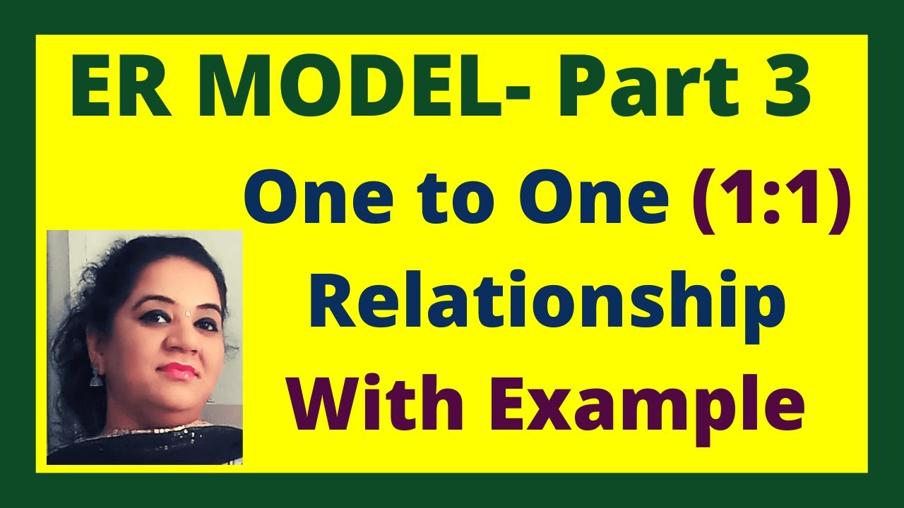 ER Model -3 | Types of Relationship in Database With Example | One to One Relationship | DBMS Lec-15