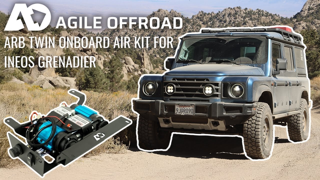 Introducing the Agile Offroad | ARB Twin Onboard Air Kit for the INEOS Grenadier