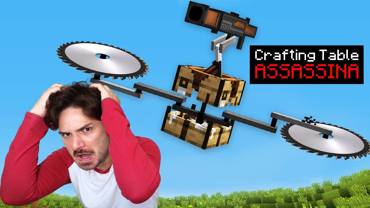 MINECRAFT, MAS ABSOLUTAMENTE TUDO TENTA ME MATAR!