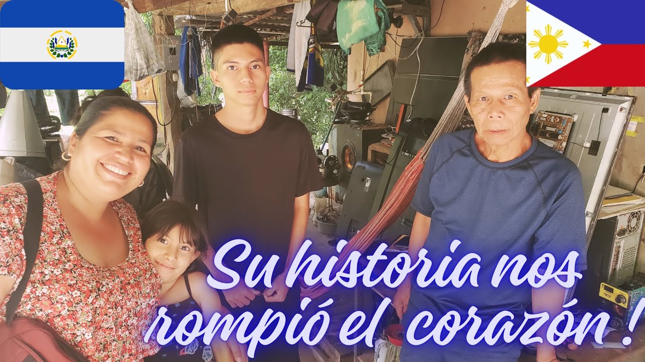 La dura realidad de un padre filipino viviendo en El Salvador 😥. 