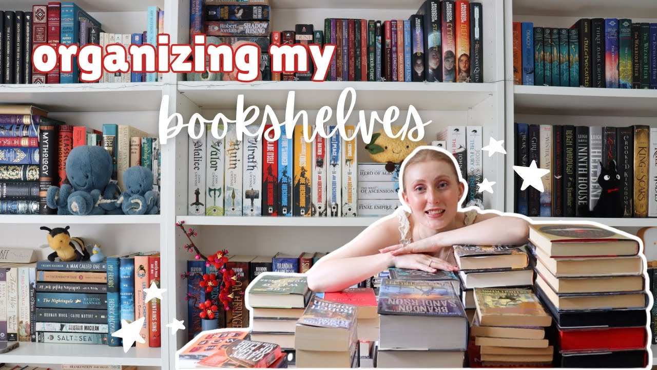 Переорганизуйте мои книжные полки вместе со мной ☕️📚 Более 300 книг