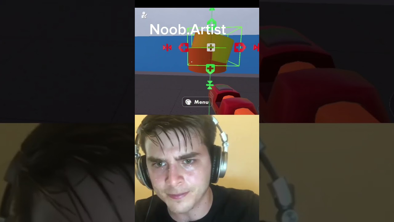 Noob vs Pro artist modeling Rec room #model #3dmodeling #3d #recroom #noobvspro