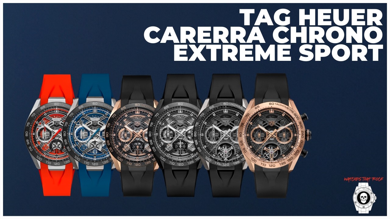 TAG HEUER CARRERA Chronograph Extreme Sport & Tourbillon: лучшая коллекция часов MOTORSPORT