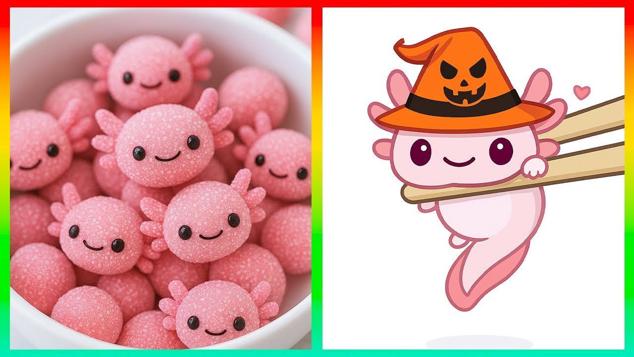 Cute AXOLOTL Art & Other Cute Animal Ideas