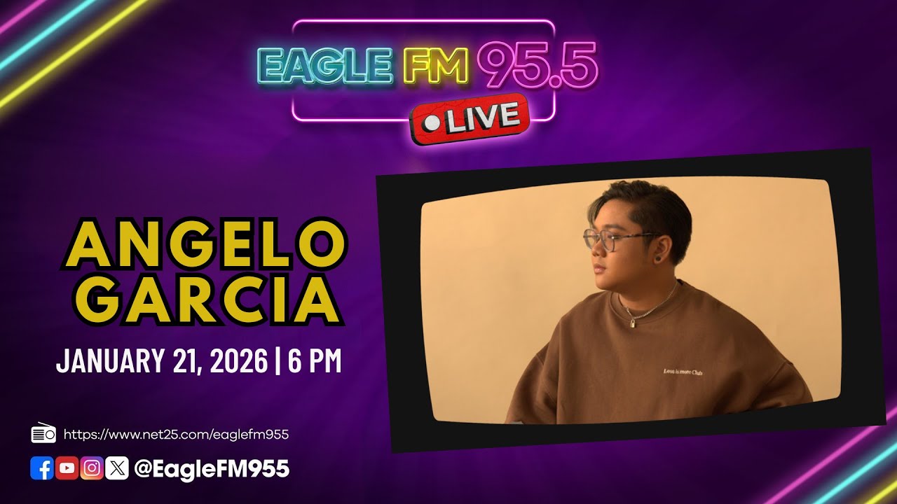ANGELO GARCIA live on the Eagle FM 95.5