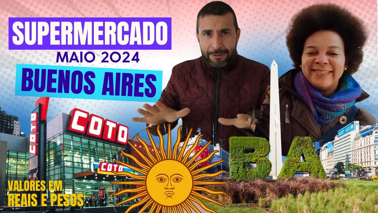 SUPERMERCADO EM BUENOS AIRES (MAIO 2024) | Preço da comida em Buenos Aires