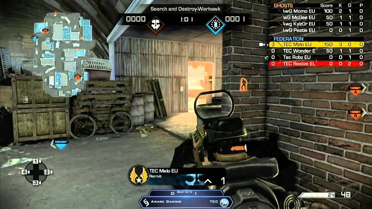 Aware vs TEC - UK Qualifier #3 (Call of Duty European Championship)