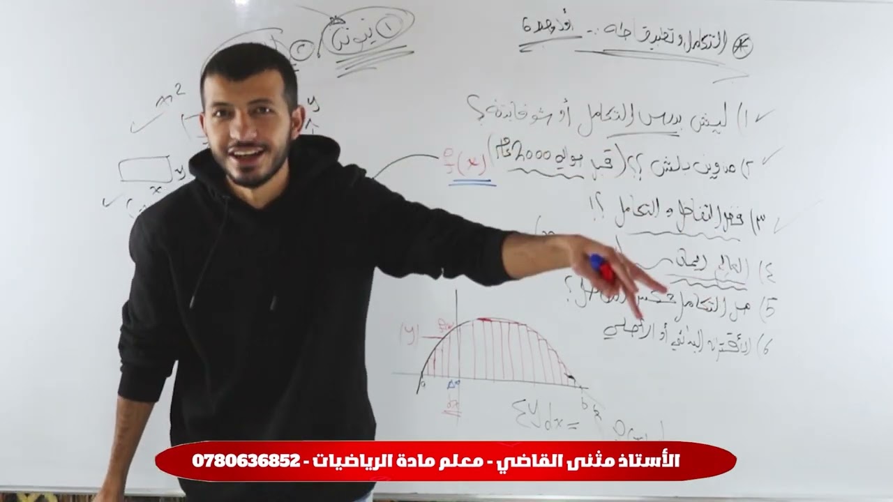 الحصة الأولى|| التكامل وتطبيقاته ـ مقدمة مهمة جدًا - ليش بندرس التكامل (القصة من الأول ) توجيهي 2008