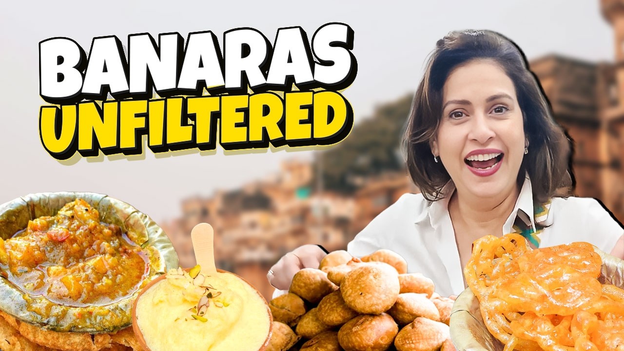 BANARAS ka Sabse UNFILTERED FOOD VLOG | Bhaang, Kachori, Gulab Jamun, Banarsi Paan | Amrita Raichand