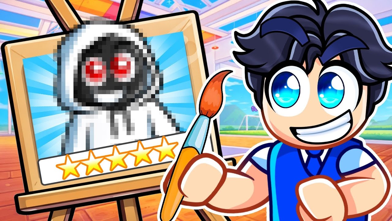 Drawing Famous YouTubers In Roblox Speed Draw…