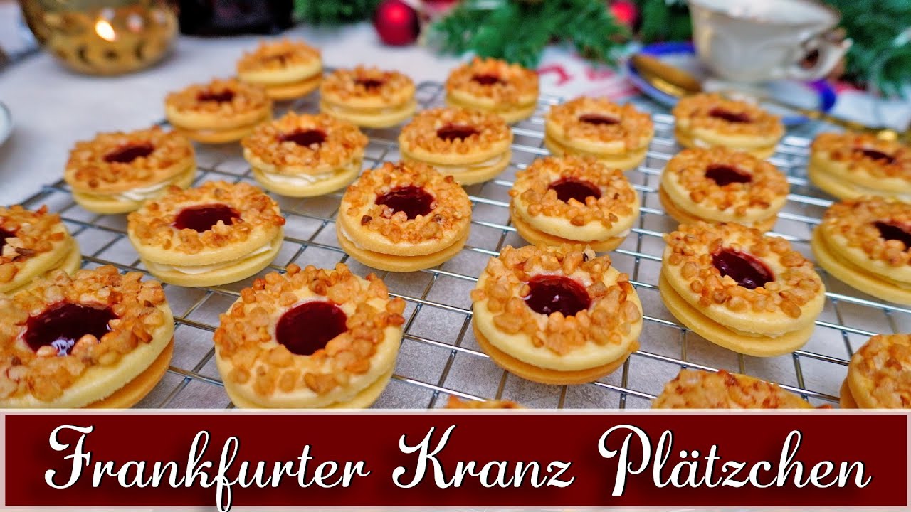 Frankfurter Kranz Plätzchen | der festliche Klassiker als Keks zu Weihnachten