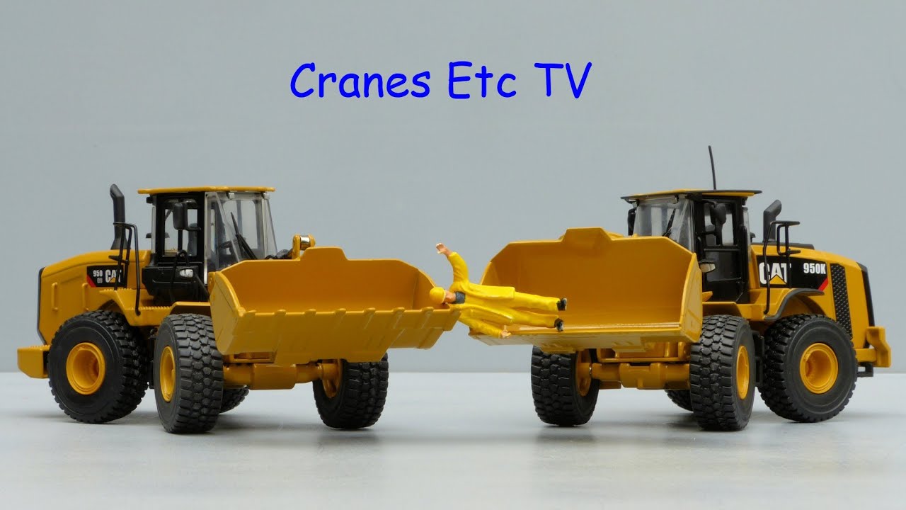 Tonkin Caterpillar 950 GC / 950K Wheel Loaders by Cranes Etc TV