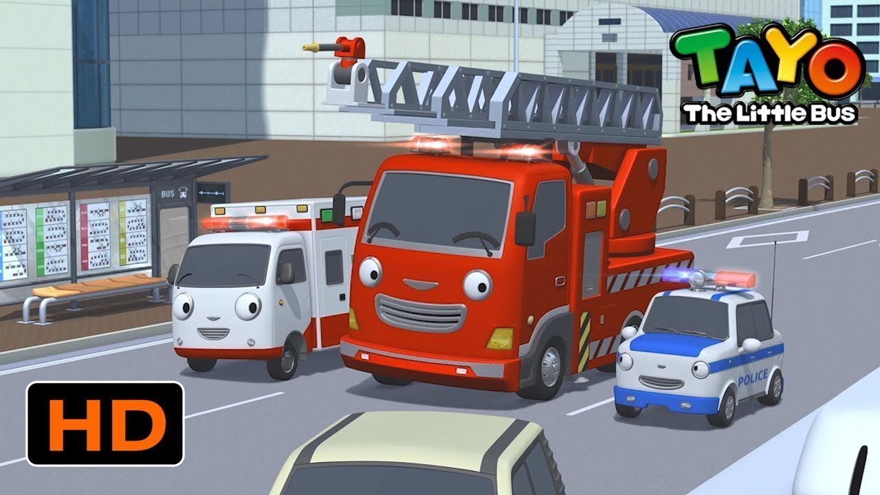 スーパーレスキュー 出動！l ちびっこバス タヨ l はたらくくるま l #2 消防車の話のコレクション