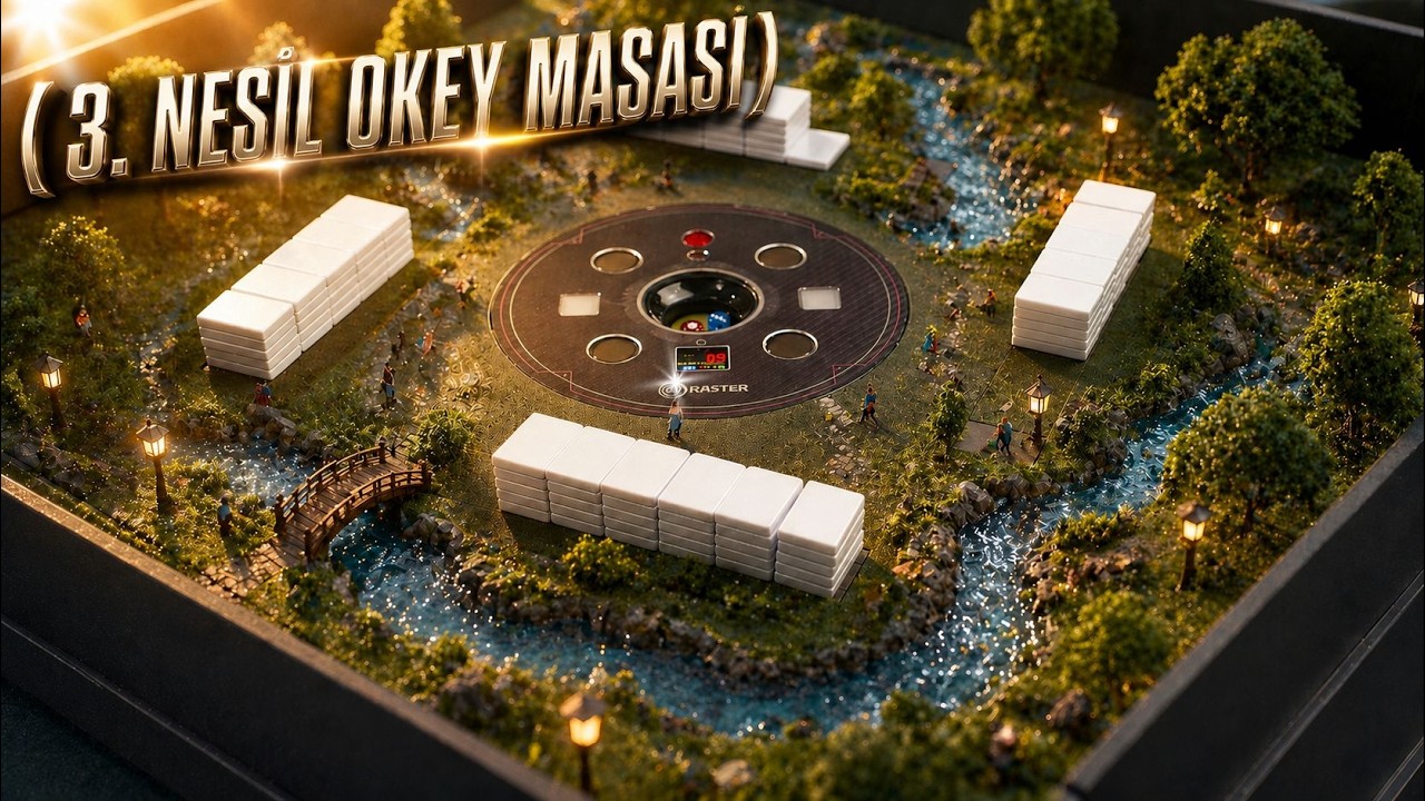 Raster 3.Nesil Otomatik Okey Masasını Keşfedin!