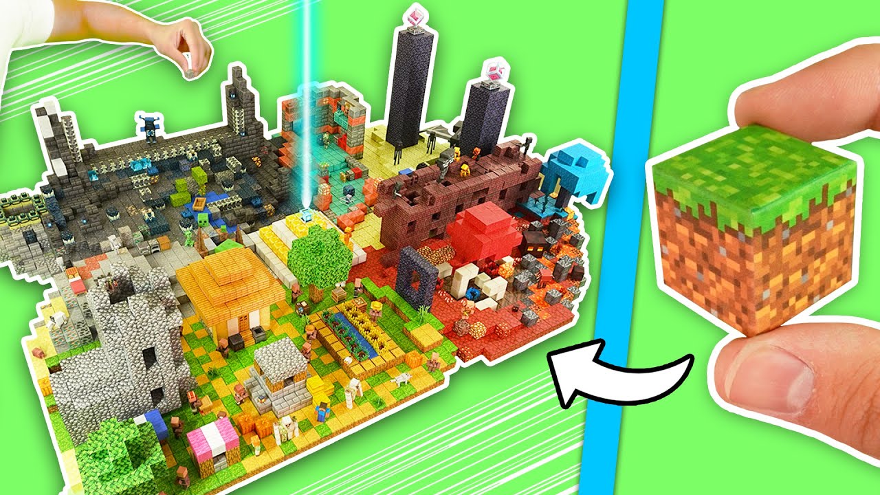 I Built A WORLD With Real Minecraft Blocks