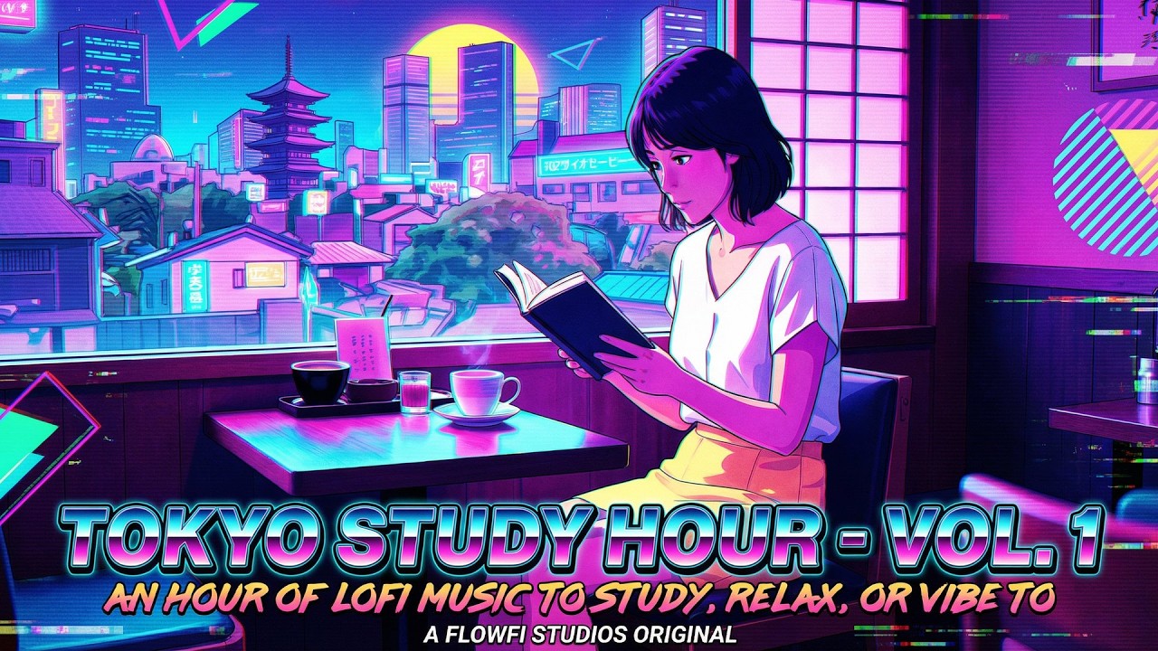 Tokyo Study Hour - Vol. 1 | An hour of LoFi Music with a J-Pop Twist to study, chill, or vibe to.