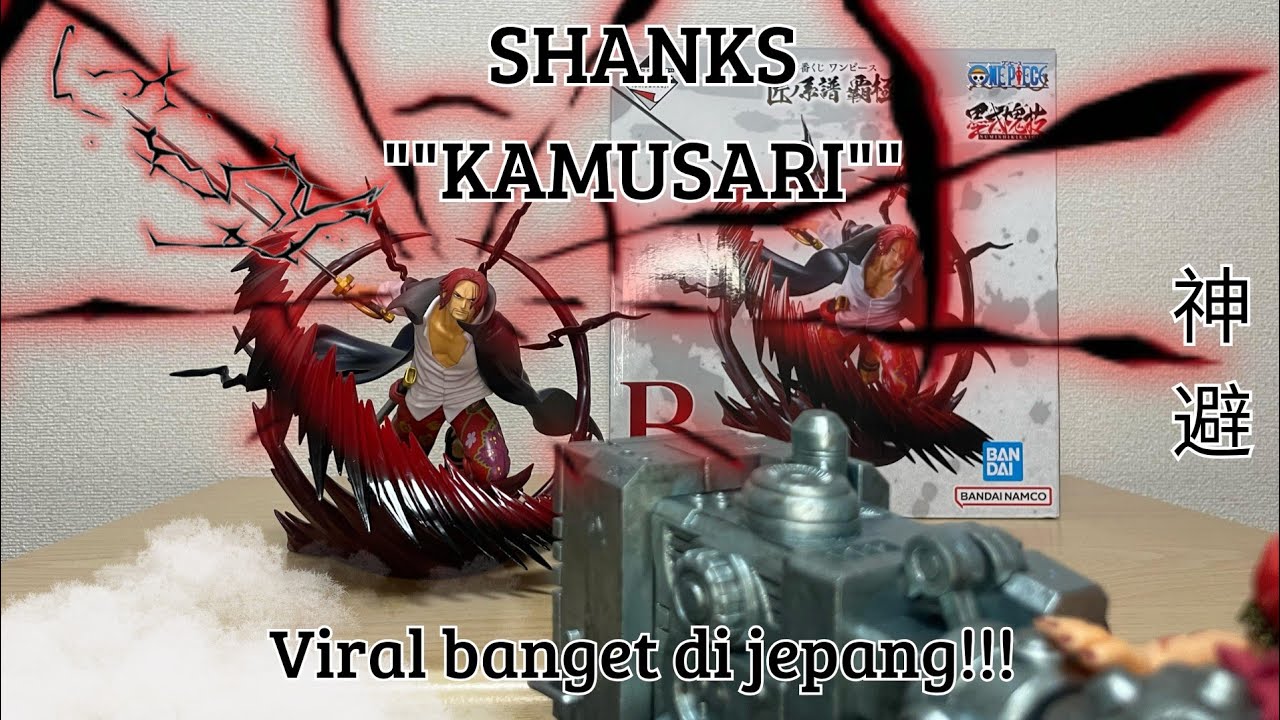 The Best Shanks Kamusari Figure🔥🔥🔥One Piece Takumi no Keifu Hakyoku by Ichiban Kuji