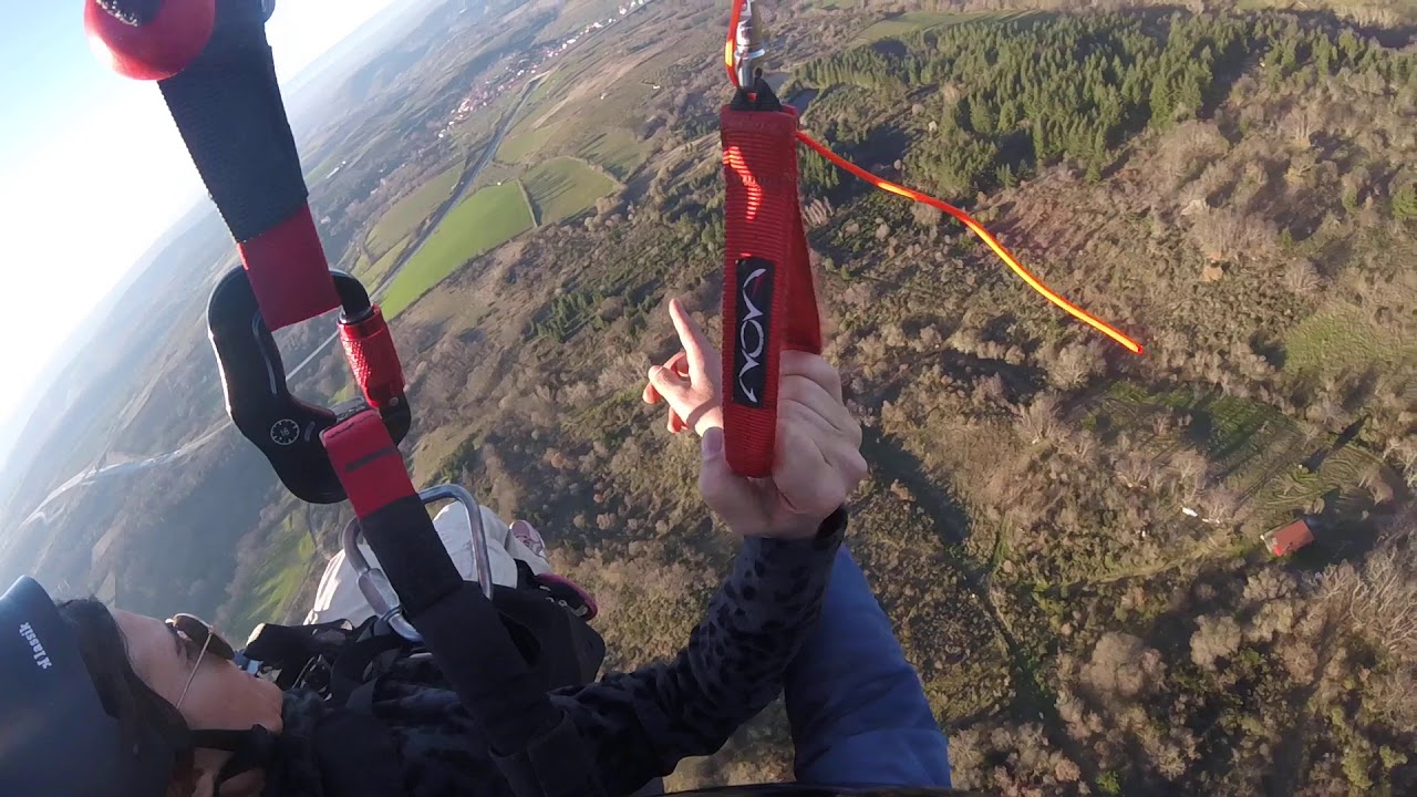 1º voo de parapente em formação - Bilugar - Serra de Bornes