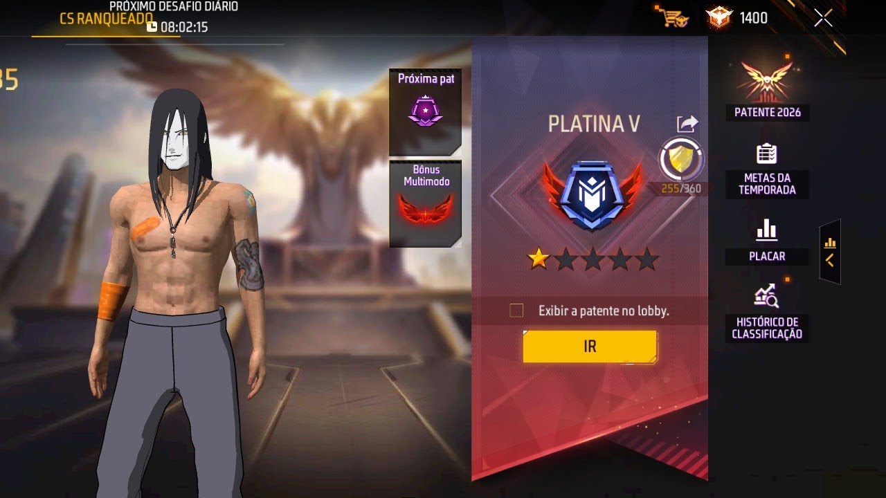 Jogando CS para pegar diamante 1