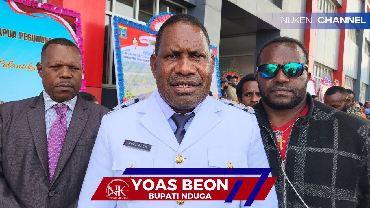 Gubernur John Tabo Lantik Yoas Beon sebagai Bupati Definitif Kabupaten Nduga Masa Jabatan 2025–2030