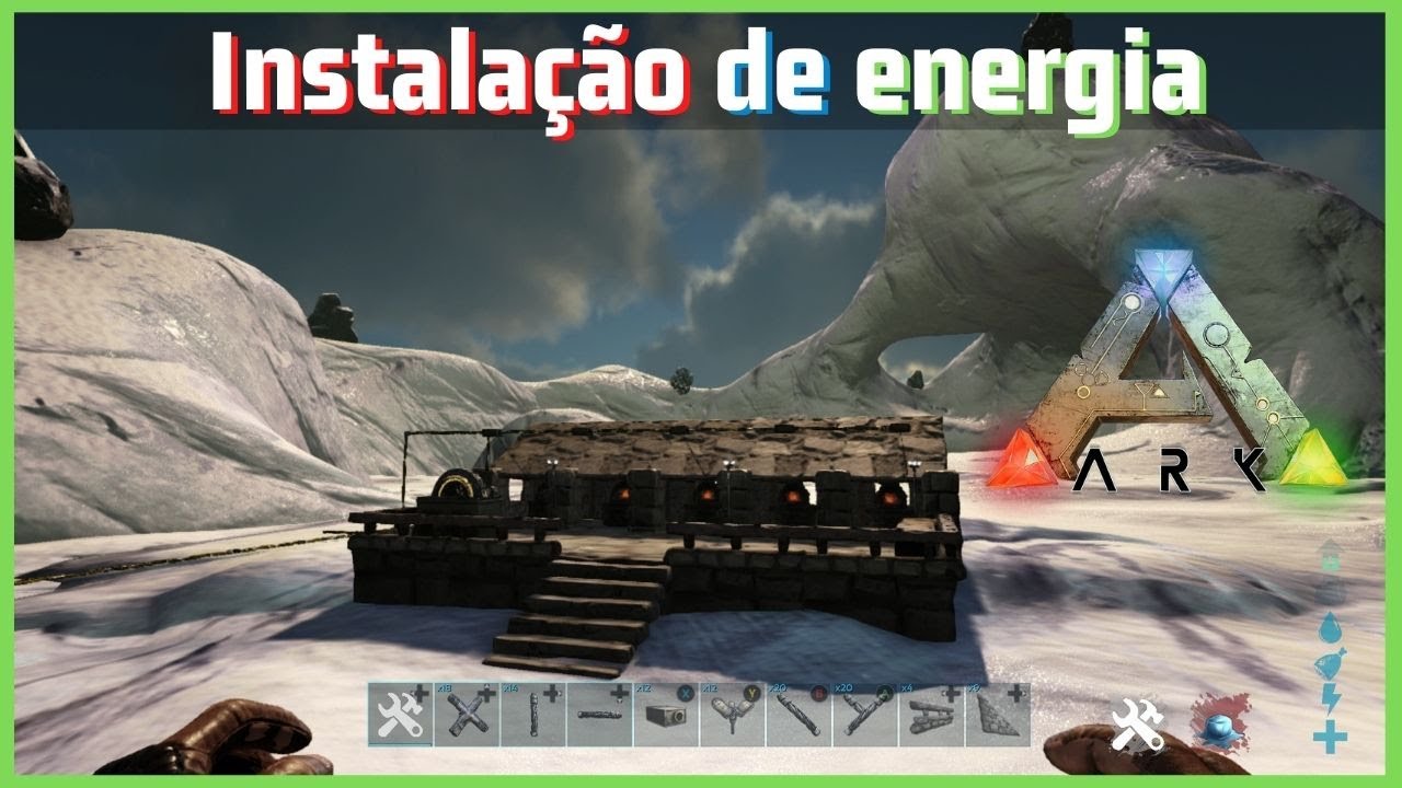 Construindo gerador a gasolina e rede el&eacute;trica em ARK Survivor Evolved
