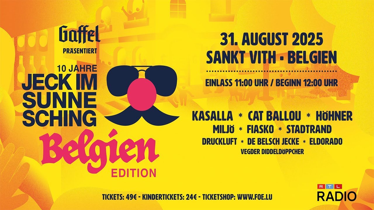 Aftermovie - Jeck im Sunnesching 2025 - Belgium Edition