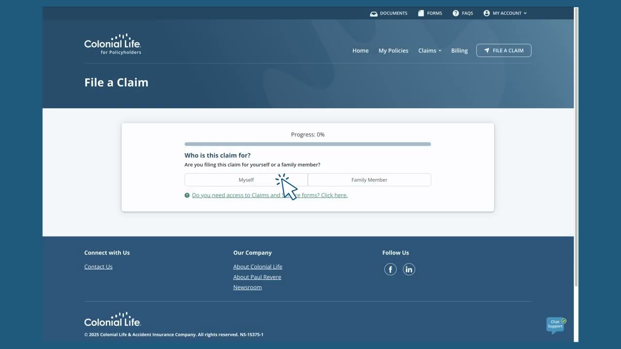 How to file a claim on Colonial Life for Policyholders