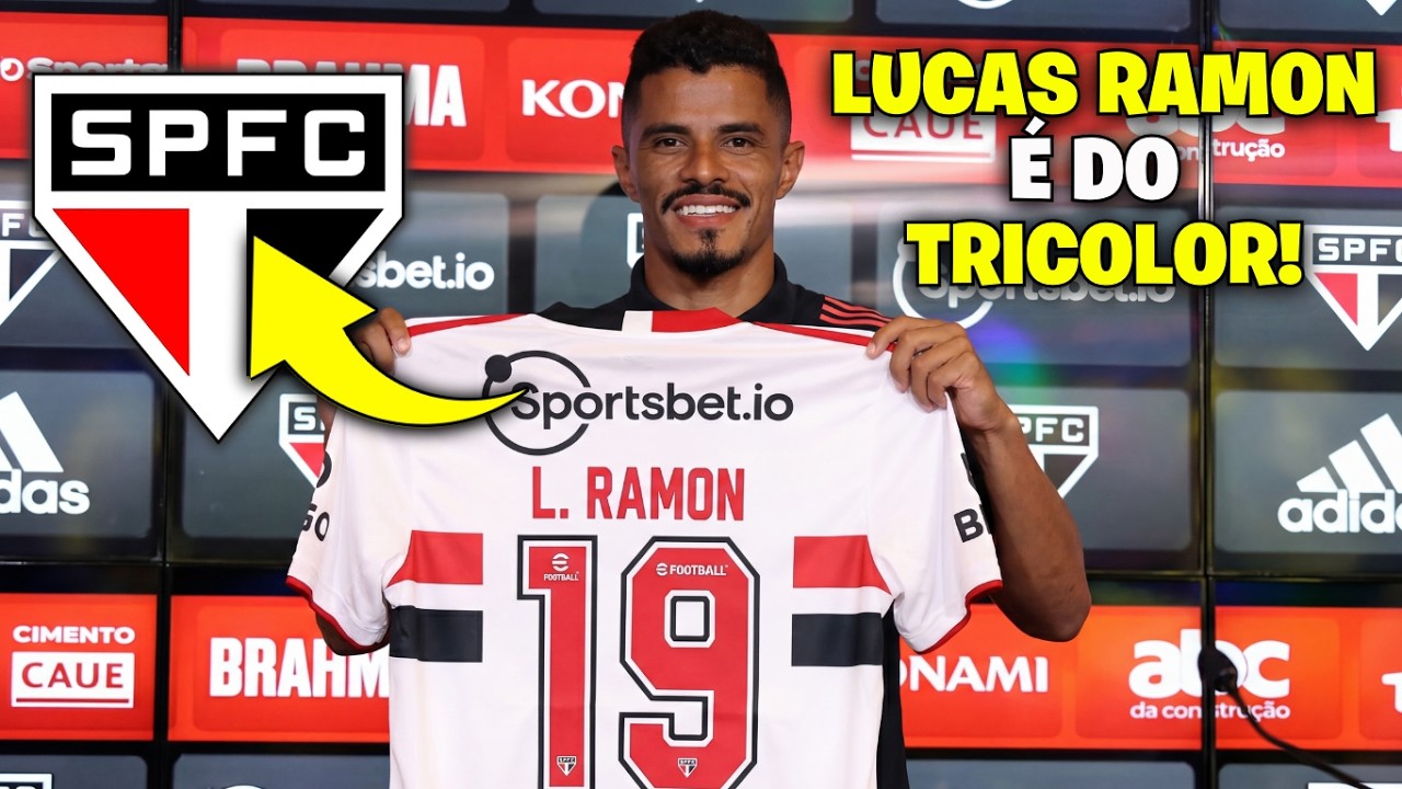 É DO TRICOLOR! LUCAS RAMON FECHA COM O SÃO PAULO E MANDA RECADO À TORCIDA! ÚLTIMAS NOTÍCIAS