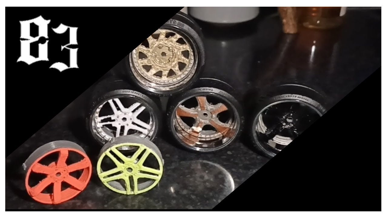 Customised 3D Printed #RC Drift wheels