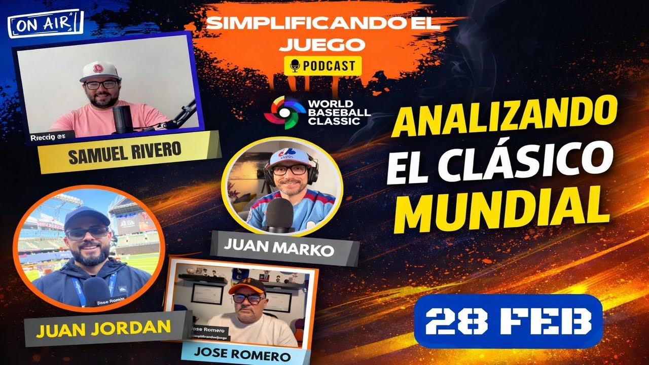 ANALISIS  DEL CLASICO MUNDIAL DE BEISBOL  | SOLO 5 DIAS PARA EL WBC