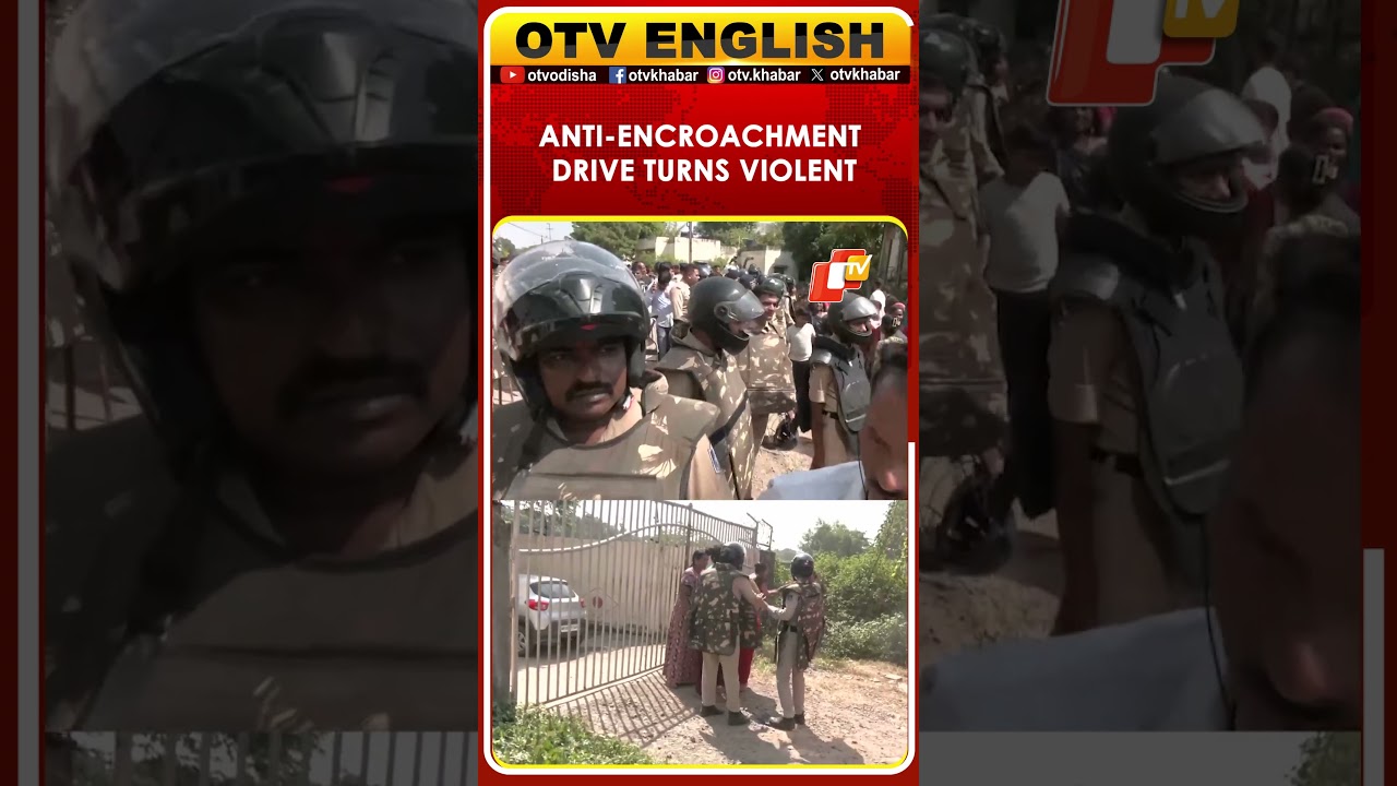 Indore Anti-Encroachment Drive Turns Tense After Stone Pelting In Kanadia