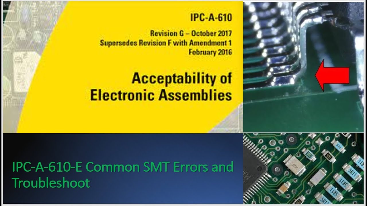 Распространенные ошибки SMT IPC-A-610-E и способы их устранения