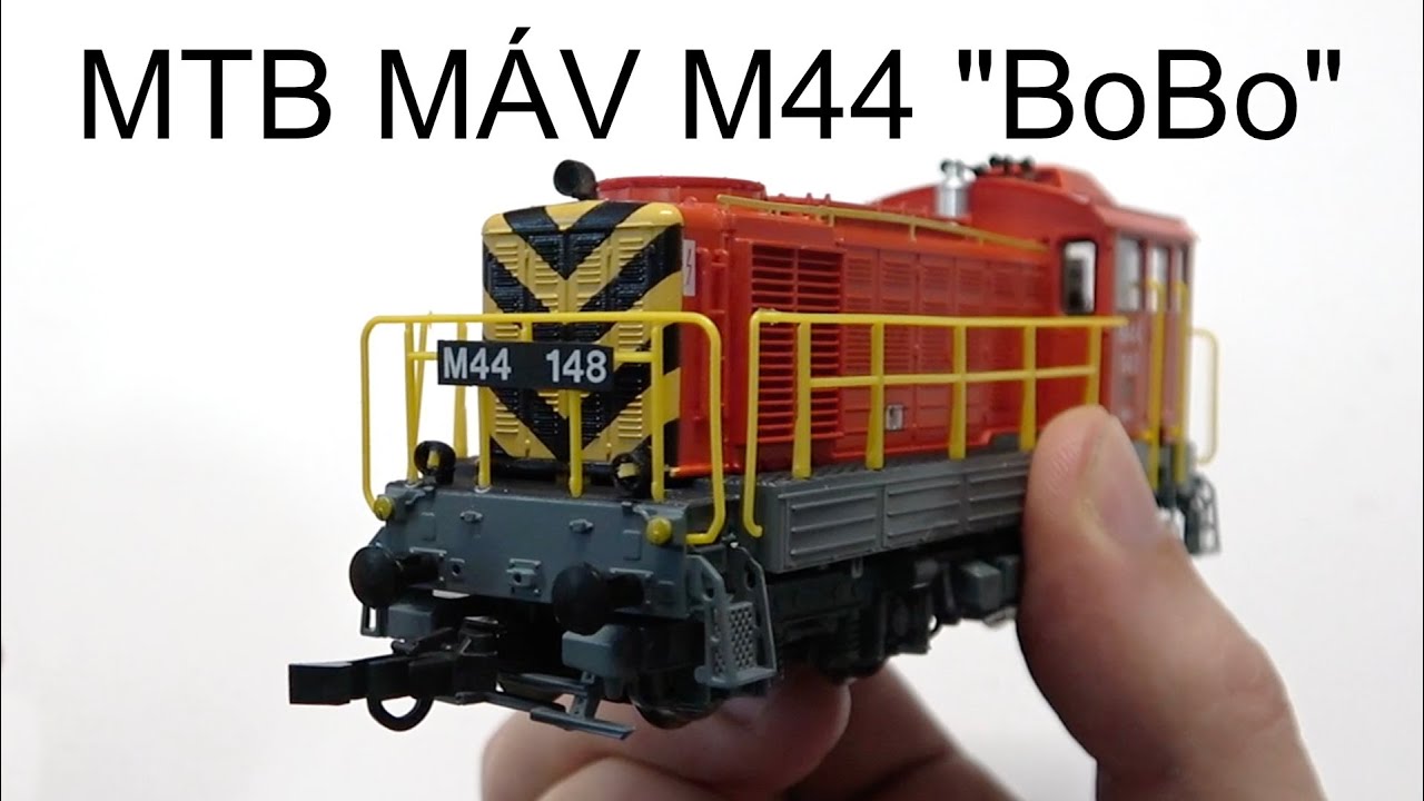 Modellbemutató: MTB MÁV M44 148 