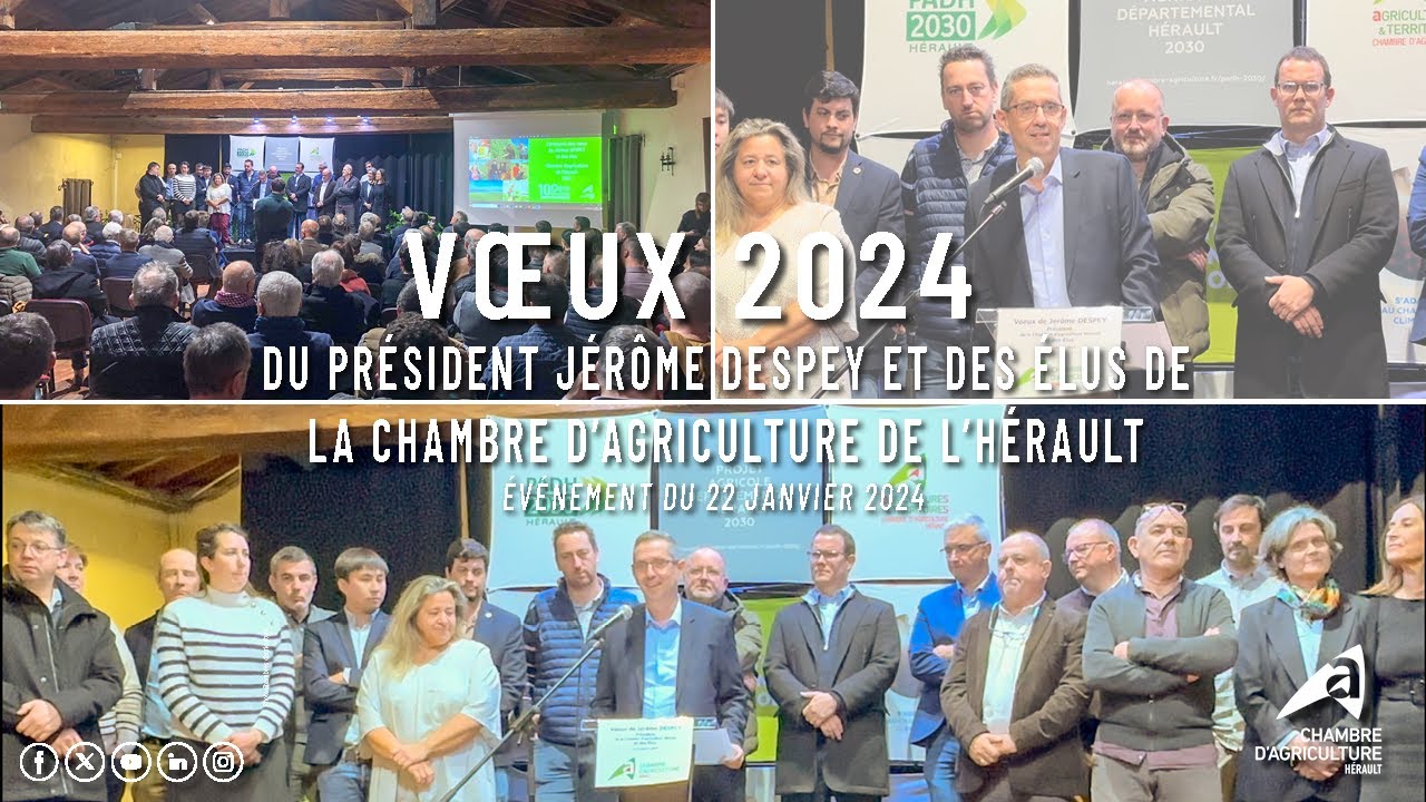 Discours de Jérôme Despey  - Cérémonie des Vœux 2024