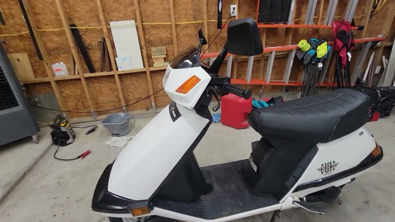 2003 Honda Elite 80 will it run after sitting 15 years? CH80 restoration Part 5