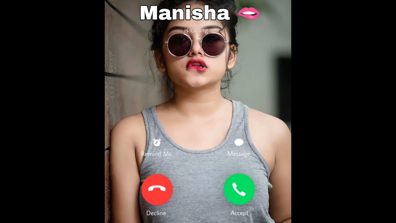 Manisha 🫦 cute girl 😍 girlfriend call prank 😅 One Side Girl Voice Call Prank