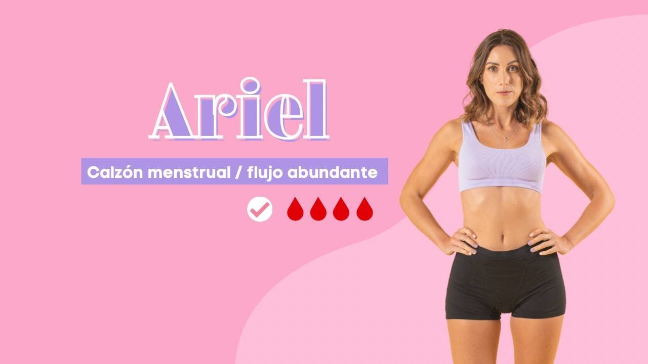 Boxer Menstrual Ariel - para flujo abundante y sin g&eacute;neros