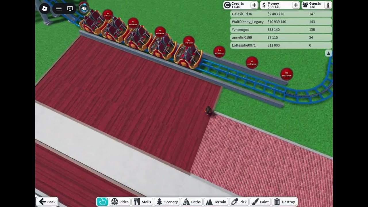 Building and testing my roller coaster 
