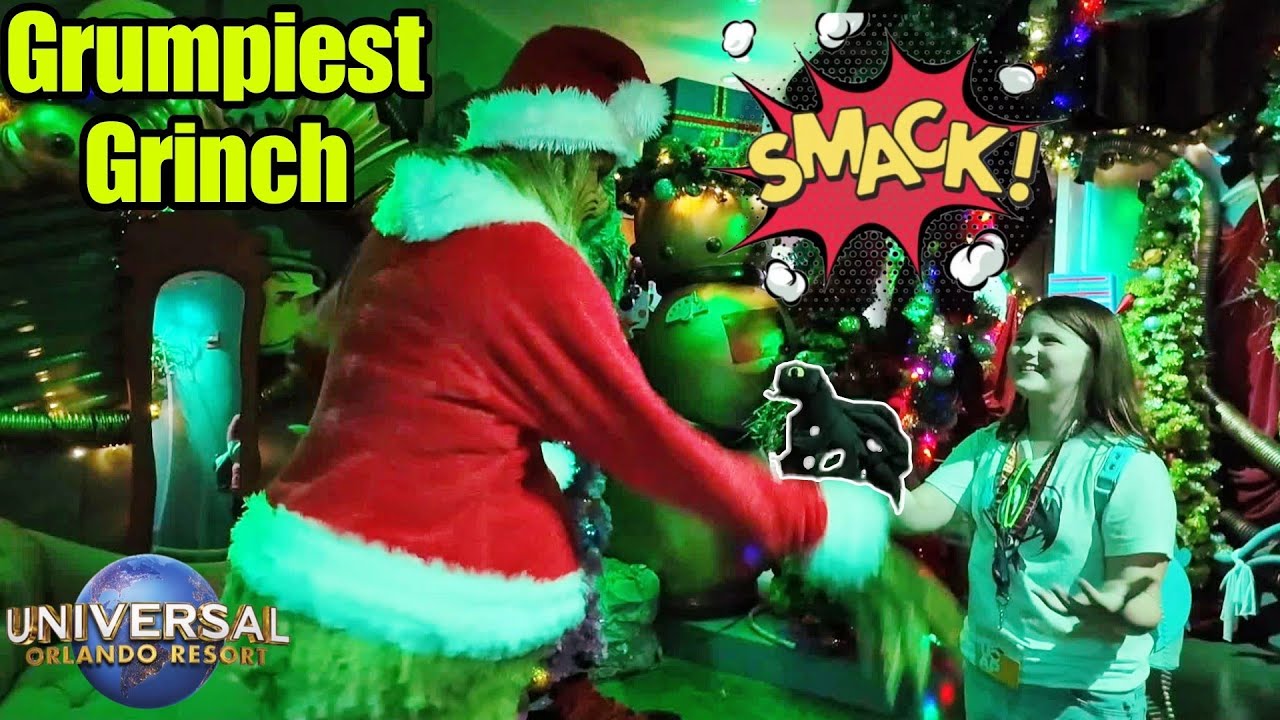 The GRUMPIEST Grinch We've Ever Met at Universal Studios Florida