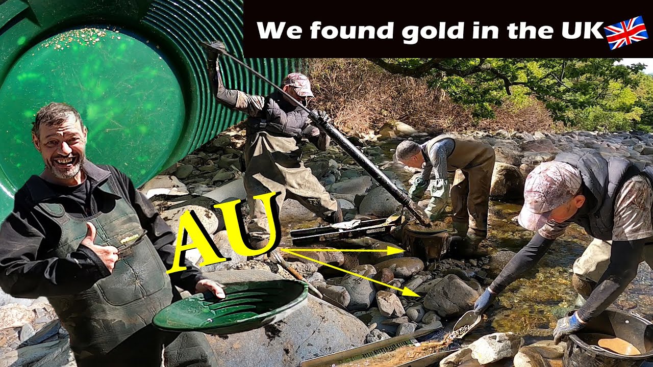 How to find gold in the UK - MrDazP1's Gold Panning Experience #goldrush #britishgold