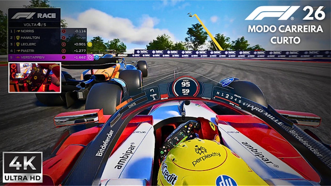 F1 26 MOD Carreira de Lewis Hamilton Ultra Realista 4K | Corrida 19 | PXN V12 Lite + Simjack UT