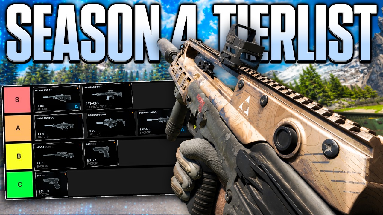 ULTIMATE Battlefield 6 Season 4 Weapon Tier List!