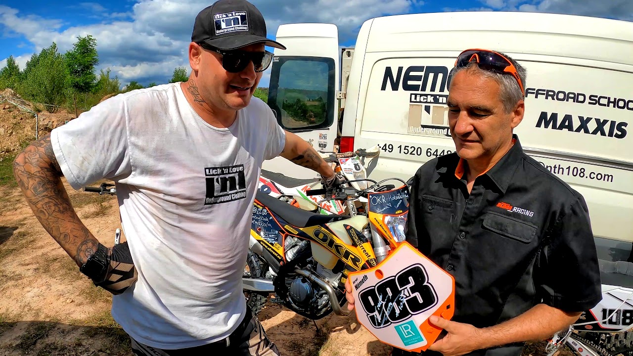 Németh Kornél OKR Moto interjú, Trial Park Sárisáp (HU) 4K 2020