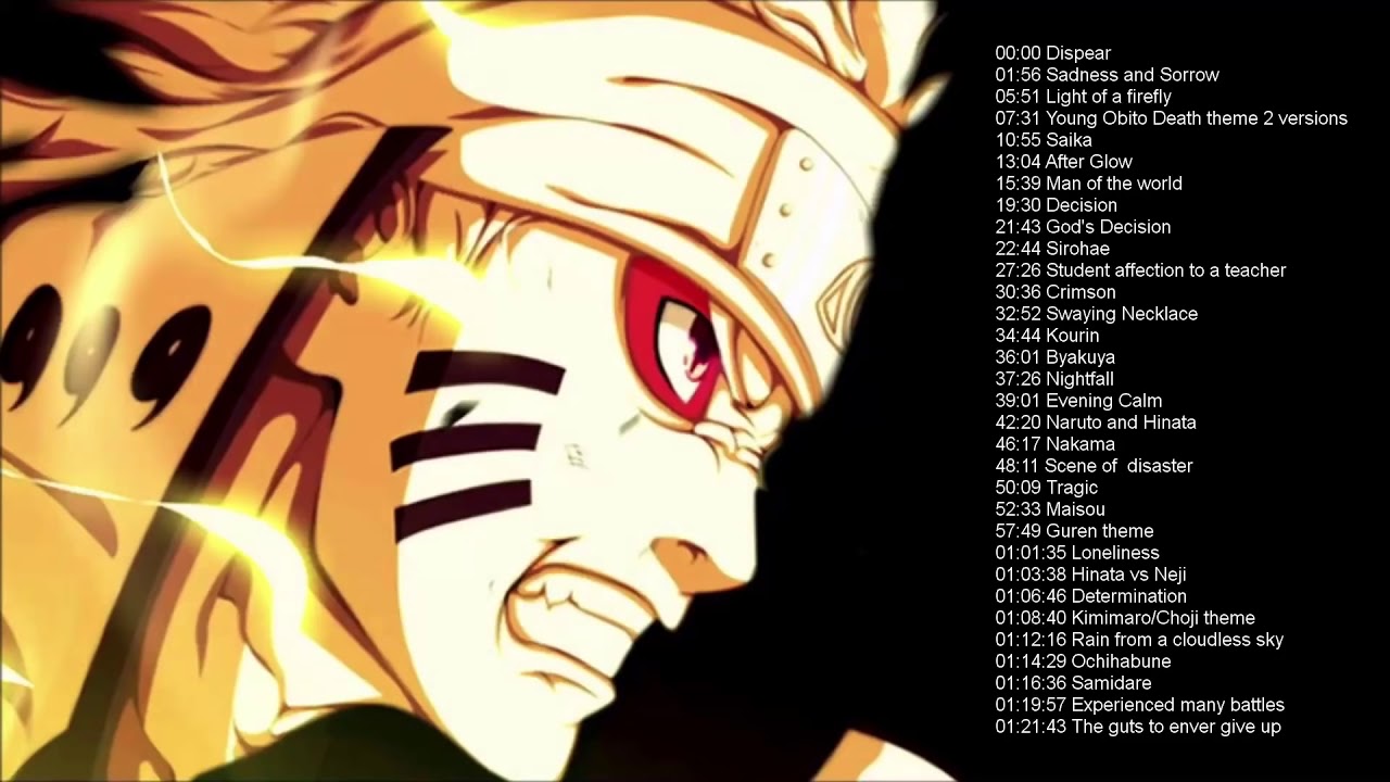 Naruto Shippuden Sad Songs   Naruto Sad Soundtrack Collection COMPLETE